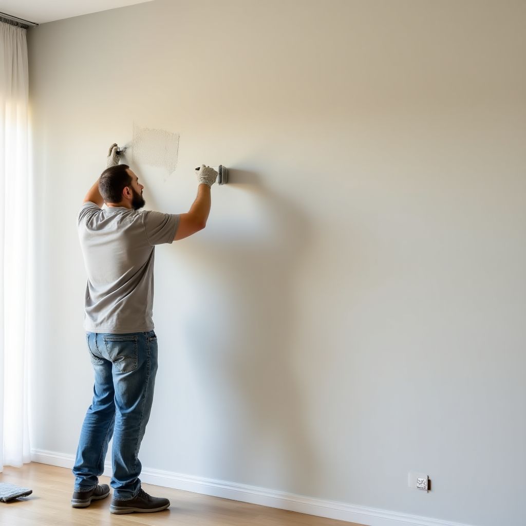 Malerarbeiten in einer Münchner Wohnung